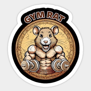 Gym rat Sticker
